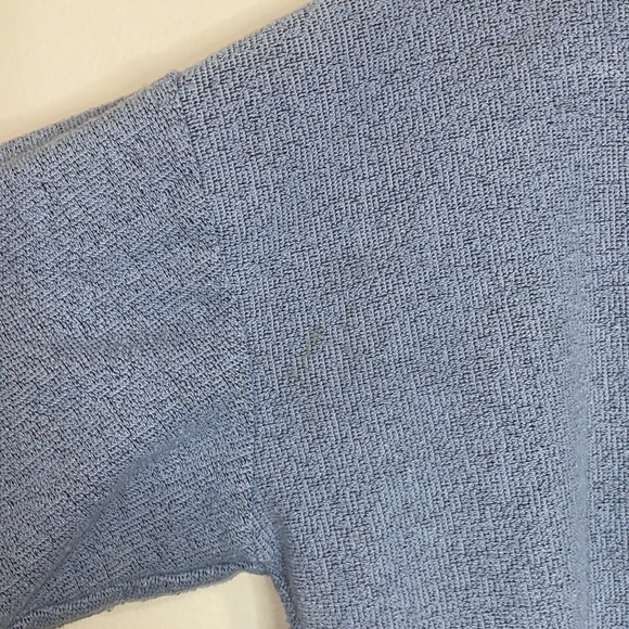 🪿Adorable Oversized Baby Blue PINK Sweater Size XS - Picture 8 of 9